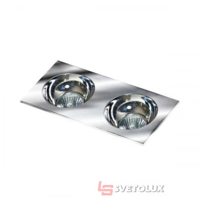 Точечный светильник Azzardo hugo 2 downlight chrome AZ1738