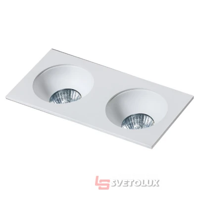 Точечный светильник Azzardo hugo 2 downlight white AZ1739