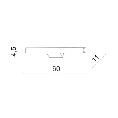 Бра Azzardo JARO 60 3000 CH AZ2092