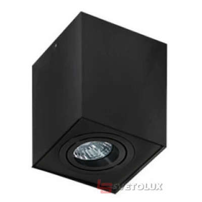 Точечный светильник Azzardo eloy 1 black - black AZ2137