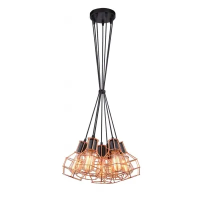 Подвесной светильник Azzardo CARRON 7 COPPER AZ2142 Подвесной светильник Azzardo CARRON 7 COPPER AZ2142