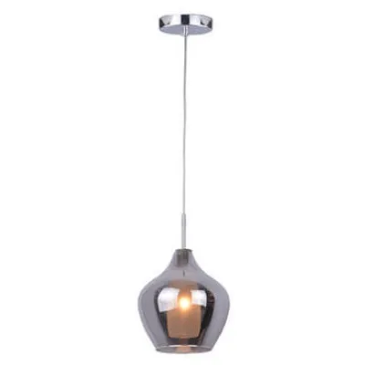 Подвесной светильник Azzardo AMBER MILANO 1 chrome AZ2148 Подвесной светильник Azzardo AMBER MILANO 1 chrome AZ2148