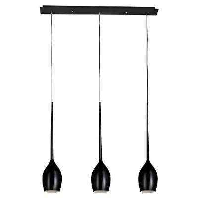 Подвес Azzardo izza 3 shiny black AZ2321