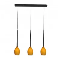 Подвесной светильник Azzardo IZZA 3 MATT AMBER AZ2322
