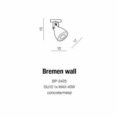 Спот Azzardo BREMEN wall AZ2370 Спот Azzardo BREMEN wall AZ2370