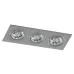 Точковий світильник Azzardo CARO 3 square aluminium AZ2441
