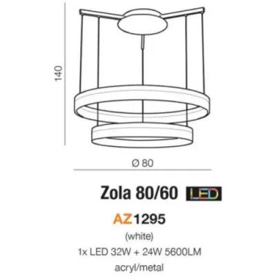 Люстра Azzardo ZOLA 8060 chrome AZ2560 Люстра Azzardo ZOLA 8060 chrome AZ2560