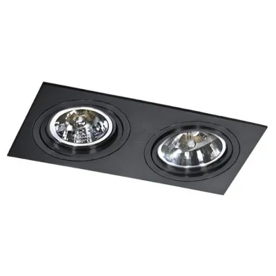 Точковий світильник Azzardo siro 2 (black/black) AZ2806