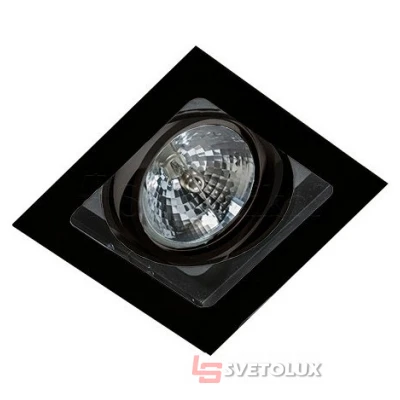 Точковий світильник Azzardo sisto 1 (black/black) AZ2810
