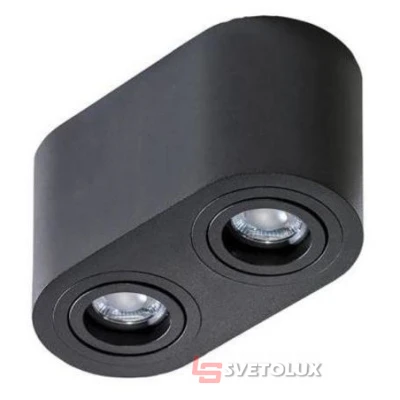 Точечный светильник Azzardo BRANT 2 black AZ2821