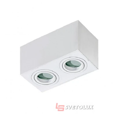 Точковий світильник Azzardo brant 2 square ip44 (white) AZ2823