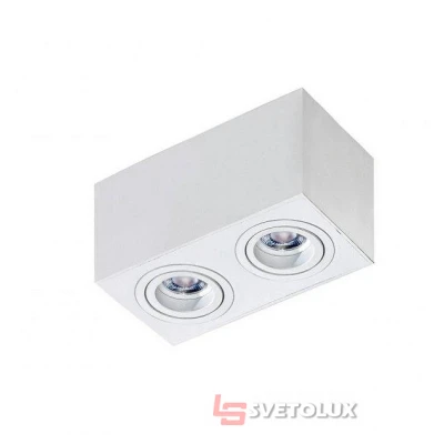 Точечный светильник Azzardo brant 2 square (white) AZ2826