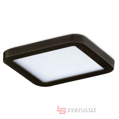 Точечный светильник Azzardo SLIM 9 square 3000K IP44 black AZ2833