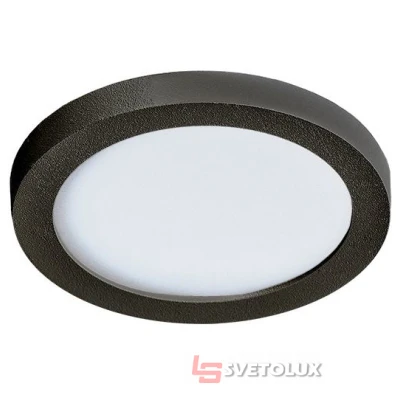 Точковий світильник Azzardo slim 9 round 4000k ip44 (black) AZ2835