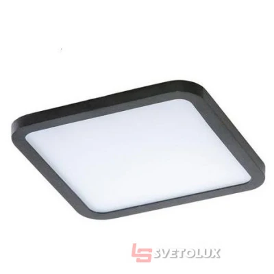 Точечный светильник Azzardo SLIM 15 square 3000K IP44 black AZ2836