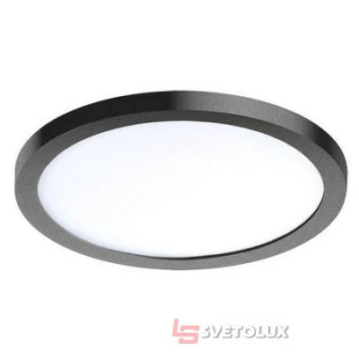 Точечный светильник Azzardo slim 15 round 4000k ip44 (black) AZ2843