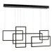 Люстра Azzardo QUADRATUS black AZ2850