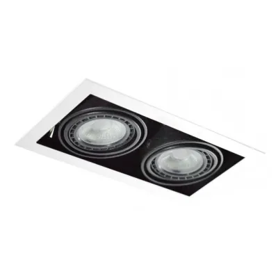 Точечный светильник Azzardo nova 2 (white/black) AZ2877 Точечный светильник Azzardo nova 2 (white/black) AZ2877
