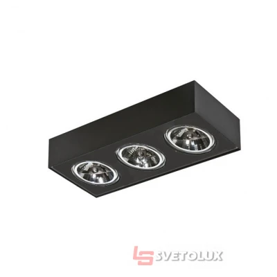Точечный светильник Azzardo PAULO 3 12V blackblack AZ2886