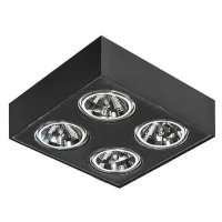 Точечный светильник Azzardo PAULO 4 12V blackblack AZ2888 Точечный светильник Azzardo PAULO 4 12V blackblack AZ2888
