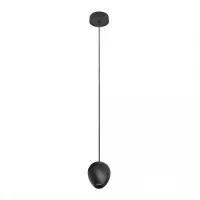 Подвесной светильник Azzardo OVUM 1 pendant black AZ3095