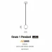 Подвесной светильник Azzardo OVUM 1 pendant black AZ3095 Подвесной светильник Azzardo OVUM 1 pendant black AZ3095