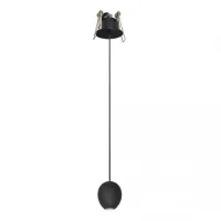 Підвісний світильник Azzardo OVUM 1 pendant DOWNLIGHT black AZ3096 Підвісний світильник Azzardo OVUM 1 pendant DOWNLIGHT black AZ3096