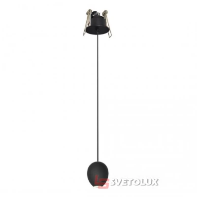 Подвесной светильник Azzardo OVUM 1 pendant DOWNLIGHT black AZ3096