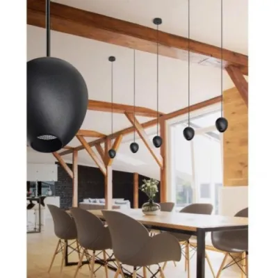 Подвесной светильник Azzardo OVUM 1 pendant DOWNLIGHT black AZ3096 Подвесной светильник Azzardo OVUM 1 pendant DOWNLIGHT black AZ3096