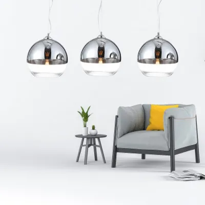 Подвесной светильник Azzardo IRIS 3 LINE chrome AZ3103 Подвесной светильник Azzardo IRIS 3 LINE chrome AZ3103