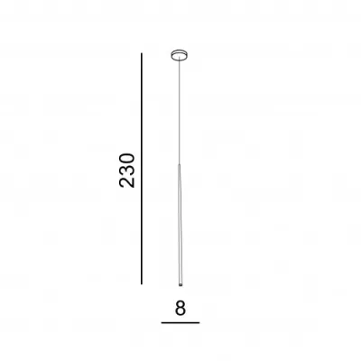 Подвесной светильник Azzardo LOUISE 1 BK AZ3155