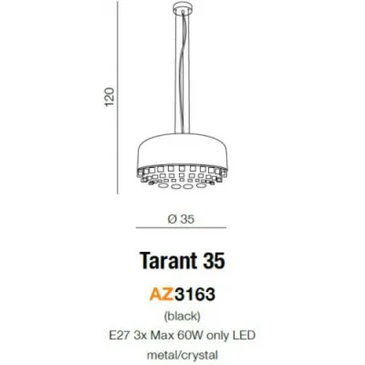 Люстра Azzardo TARANT 35 AZ3163 Люстра Azzardo TARANT 35 AZ3163