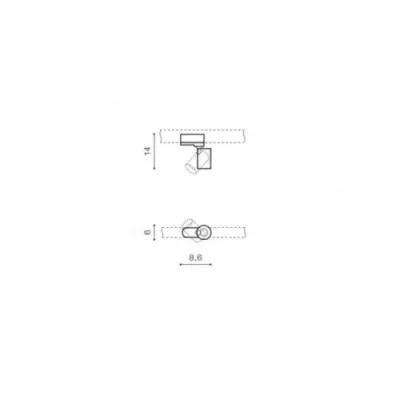 Трековый светильник Azzardo EXO track black AZ3199