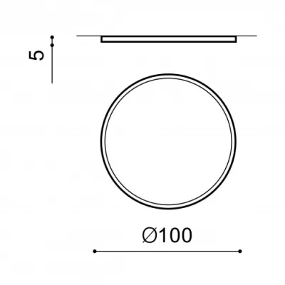 Стельовий світильник Azzardo Cream 100 Top Smart AZ3308