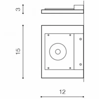 Бра Azzardo LAMBDA black AZ3346