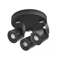 Спот Azzardo BROSS arm 3 ROUND black AZ3505
