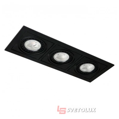 Точечный светильник Azzardo VERDI 3 black AZ3531