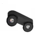 Точечный светильник Azzardo BOSTON DOUBLE black AZ3545