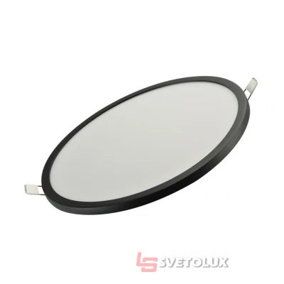 Точечный светильник Azzardo slim 22 round 4000k ip44 bk AZ4164
