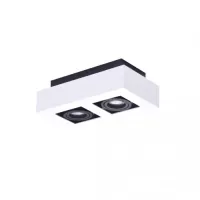 Точечный светильник Azzardo NIKEA 2 GU10 WH/BK AZ4433