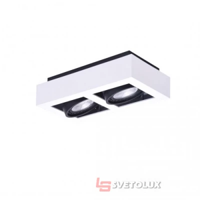 Точечный светильник Azzardo NIKEA 2 ES111 WH/BK AZ4439