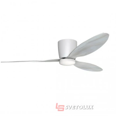 Люстра вентилятор Azzardo VENETI cct + Remote Control WH/OAK AZ4447