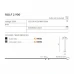 Парковый светильник Azzardo ROLF 2 900 BK AZ4458 Парковый светильник Azzardo ROLF 2 900 BK AZ4458