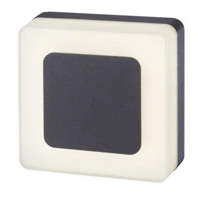 Вуличний світильник Azzardo enok square wall 4000k bk AZ4462