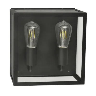 Вуличний світильник Azzardo NIKLAS 2 wall BK AZ4488