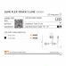 Трековый светильник Azzardo LUMI FLEX track 3LINE 5W 3000K BK AZ4559