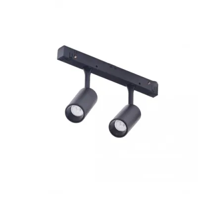 Трековый светильник Azzardo NIKKI 2 track MAGNETIC 2x3W 3000K BK/BK AZ4592